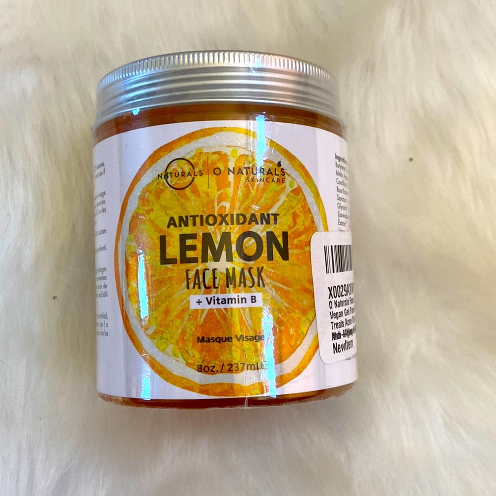 O Naturals antioxidant lemon facial mask